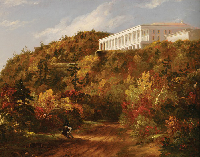 Detail, Thomas Cole, A View of the Catskill Mountain House